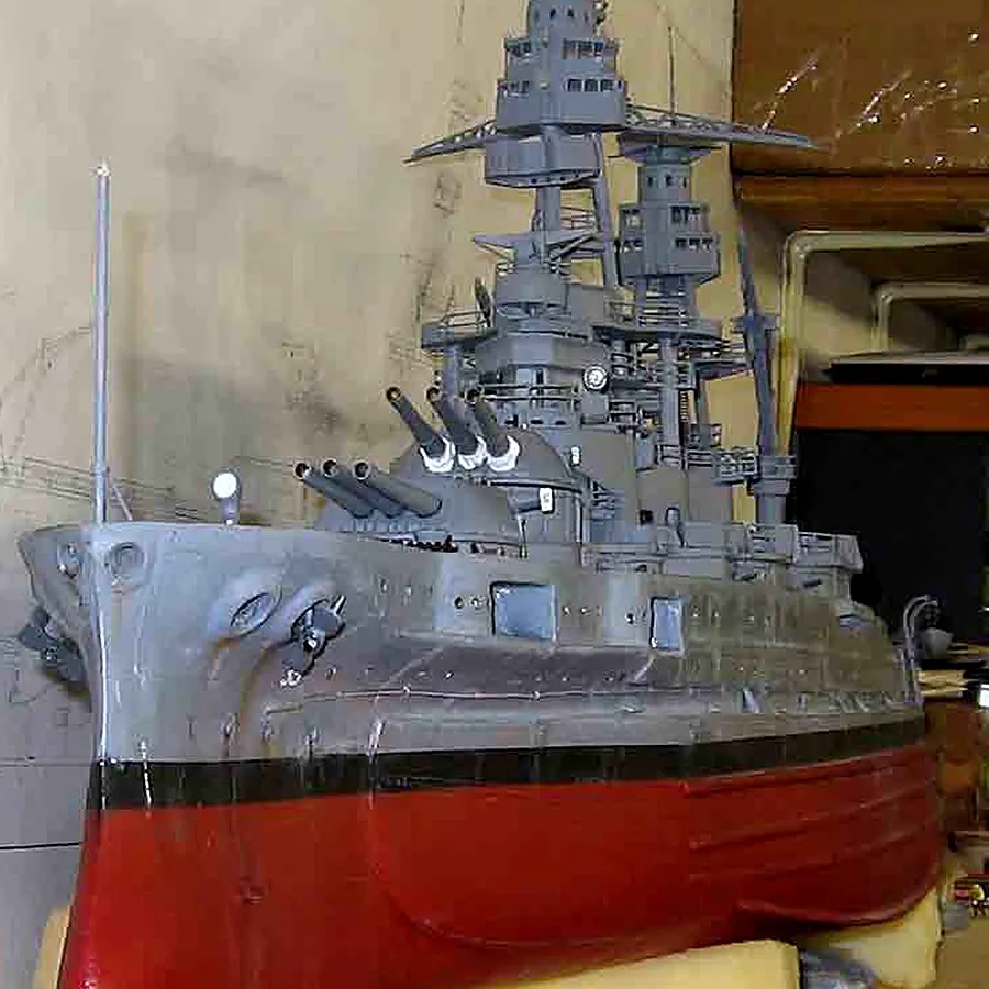 scratchbuilt uss arizona